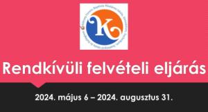 Rendkívüli felvételi eljárás